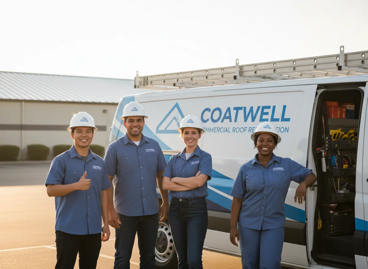 Commercial roof coating company in Starford, PA